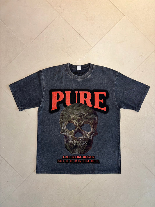 Skull Tee (orange)